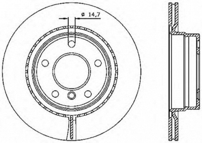 OPEN PARTS bdr233420 -  Тормозной диск